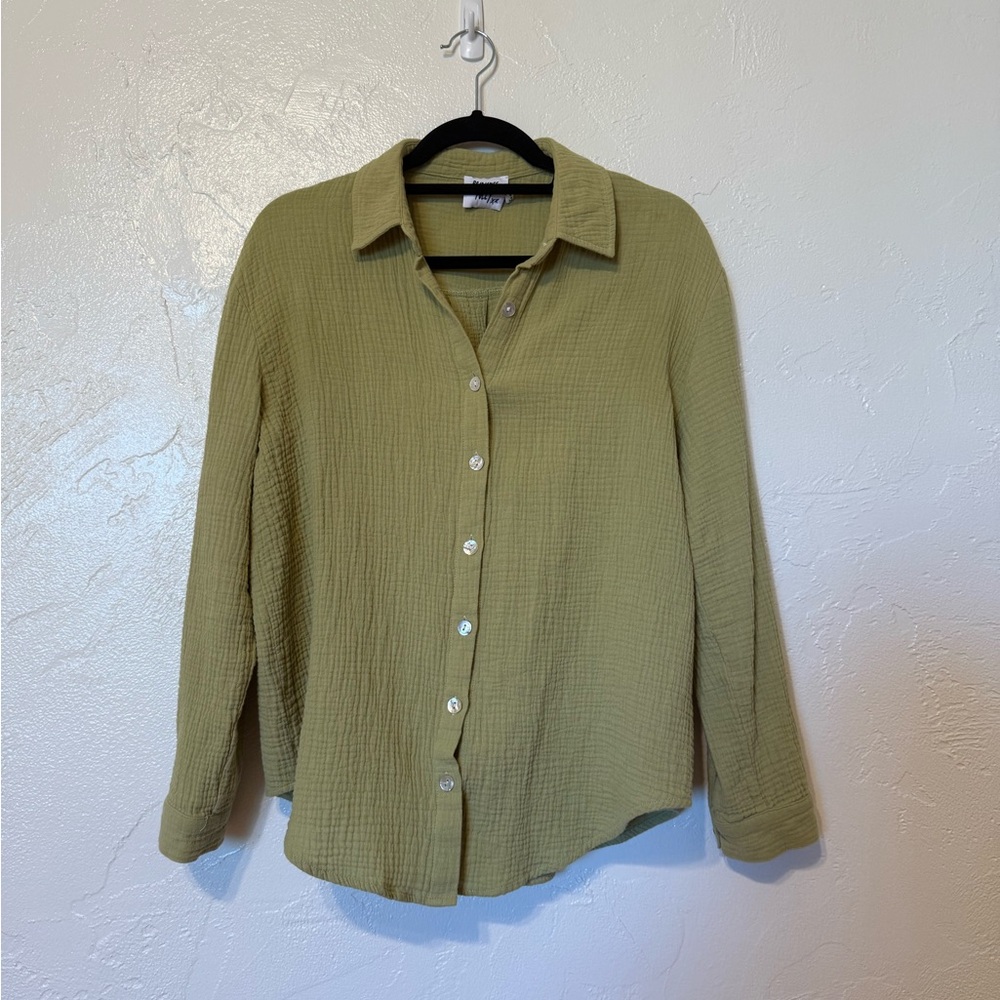 Princess Polly Light Green Blouse